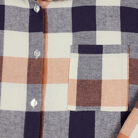 Disney Mickey Mouse and Friends Women's Shirt Flannel Button Up Long Sleeve L - Picture 4 of 9